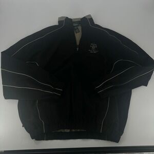 Straight Down Trump National Golf Club Quarter Zip Windbreaker Jacket Mens XL